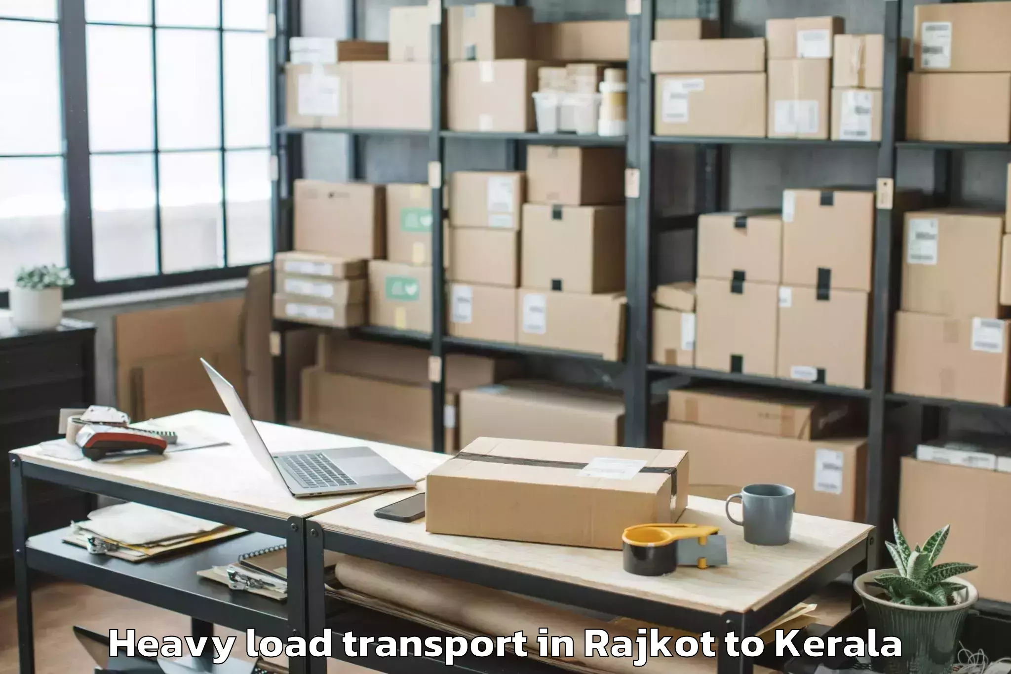 Book Rajkot to Kalavoor Heavy Load Transport